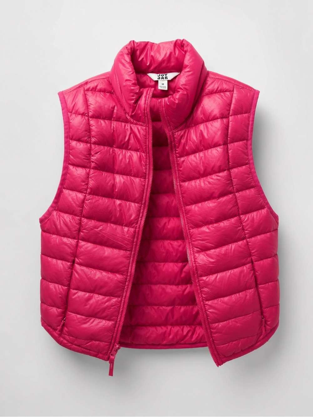 JoyLab Bright Pink Quilted Puffer Vest